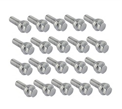 Radbolzen Satz 20 Stück Verzinkt Volvo V70 (00-08) XC70 (01-07) V70 (08-) XC70 (08-) XC90 (03-) XC60 (-17) S60 (-09) S60 (11-18) S60CC S80 9485474