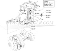 Befestigung Stabilisator Koppelstange Volvo Amazon 1800S 1 bouts bev. 653392-2