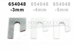 Voortrein shim 3mm Volvo Amazon P1800 654048