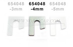 Train avant shim 4mm Volvo Amazon P1800 654048