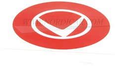 Radkappe Aufkleber- rot- V Volvo 444 445 544 210 Ama 1800 -64 654108