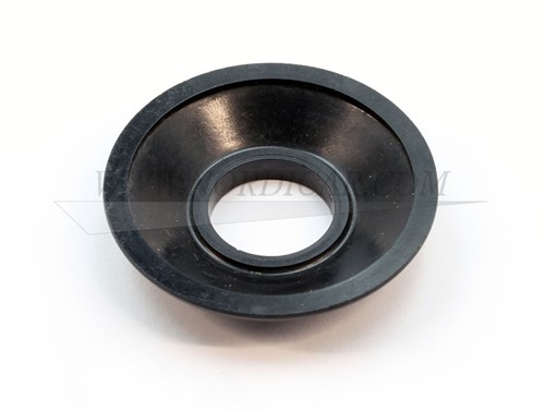 Onderlegring raamslinger / deurhendel zwart gebruikt Volvo 444 445 544 -1960 654829-2