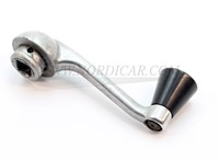 Manivelle de vitre bouton noir -pièce utilisée Volvo 444 445 654856-2