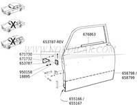 Likrubber rep. strip Volvo 130 140 -71 676863