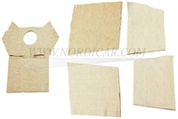 Vilt isolatie voor rubber mattenset Volvo PV Duett 659476F