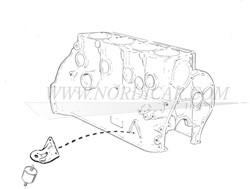 Halter, Motoraufhängung rechts -Gebrauchtteil Volvo PV Duett 662040