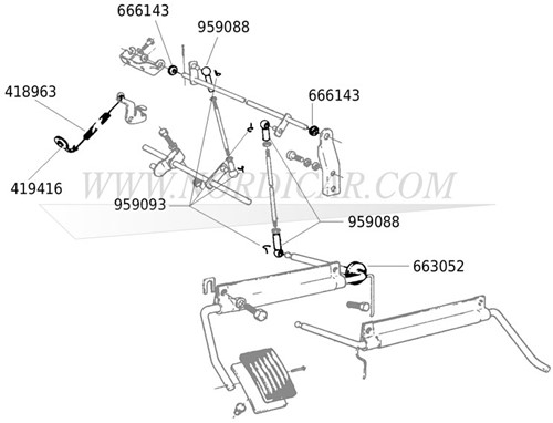 Carburateur veer Volvo 544 Ama 1800 140 SU HS6 418963-2