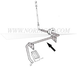 Accelerator pedal -used product Volvo PV544 663316