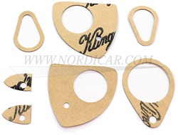 Door handle gasket set Volvo P1800S ch -20999 664536