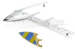 Emblem C-Säule Volvo P1800 S ch.no. -6177 664617