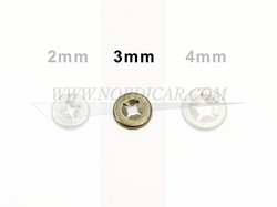 Clip, Emblem  Volvo 444 544 445 210 Amazon P1800 142 144 145 164 664621