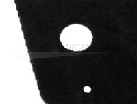 Koffermat zwart textiel Volvo P1800S 1961-1969 665117-2