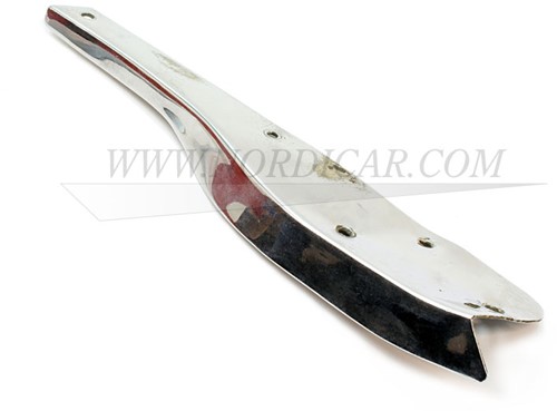 Support stainless steel, Door seal left -used part Volvo P1800J 665349-2