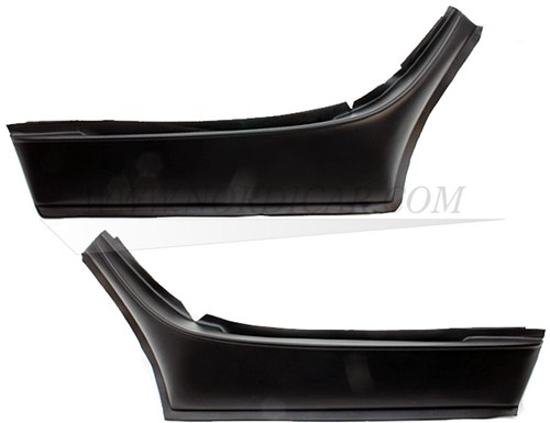 Armsteun set zwart Links + Rechts met vulling Volvo 1800 S/E -72  665409