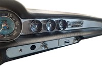 Dashboard paneel set aluminium 3 delig Volvo P1800S ('61-'67) LHD 665432-2