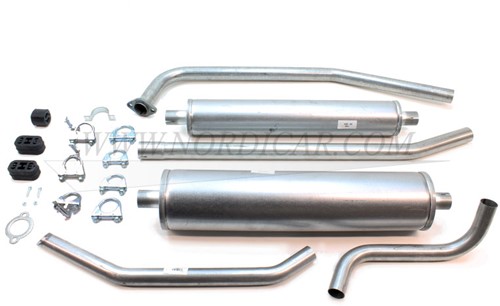 Exhaust set complete Volvo P210 B18 666086