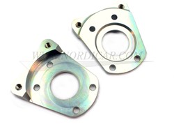 Support, Étrier de frein essieu avant gauche et droite Volvo Amazon P1800 -1969 enkel remsysteem 666528 666529