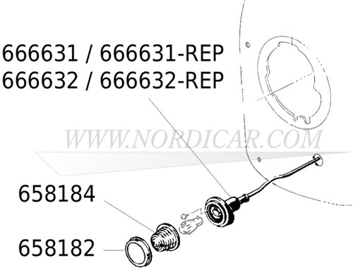 Flasher lamp- Left- Front Volvo 544 210 60- 666631-2