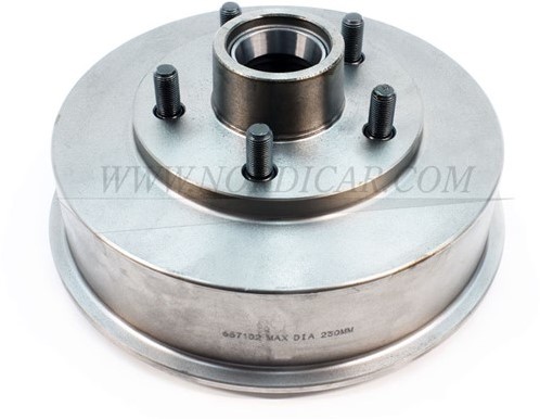 Bremstrommel Vorderachse- reproduction - feste Nabe Volvo 444 445 544 210 Ama 667102