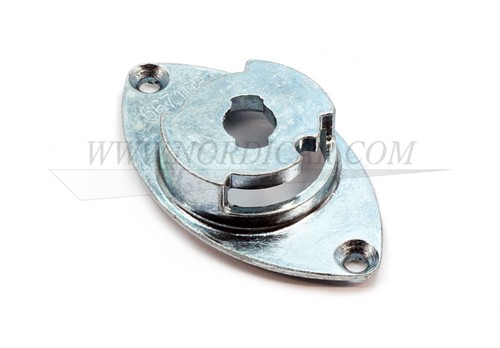 Base plate, Door lock front left Volvo Amazon 667108