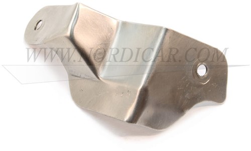 Door seal support Stainless Steel left -used part Volvo P1800S P1800E 1800ES -1972 668405