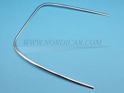 Achterruit sierlijst Links Volvo P1800 ch nr 9382- Let op enkele uitzonderingen!! 669328