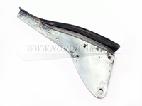 Stütze Edelstahl, Türdichtung links -Gebrauchtteil Volvo P1800S P1800E 1800ES -1972 669472-2