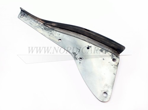 Support stainless steel, Door seal left -used part Volvo P1800S P1800E 1800ES -1972 669472-2