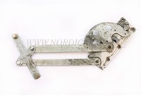 Window mechanism- Right -used part- Volvo P1800S P1800E 1800ES -1972 669586-2