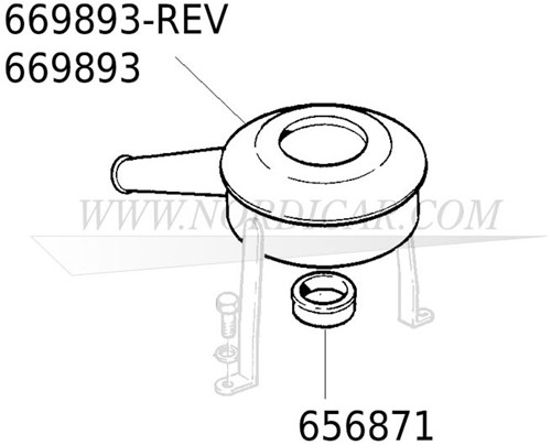 Luchtfilter Volvo 544 210 Amazon B18A Zenith 669893-2