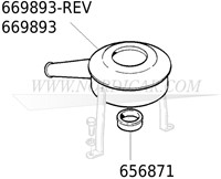 Luchtfilter pakking rubber Volvo Zenith 656871-2