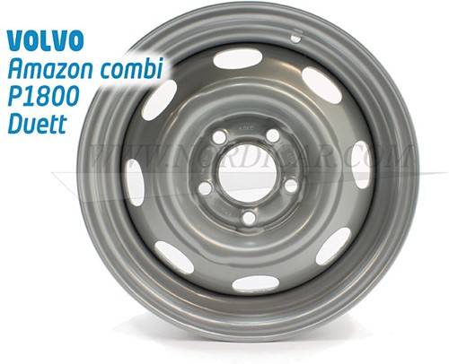 Rim steel 15 x 4,5- Standard Volvo Duett Ama P220 1800S 670451