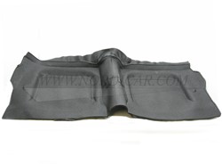 Floor mat- rubber- black- Rear Volvo Amazon 670699