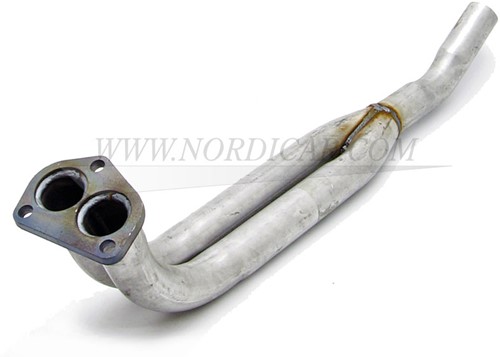 Voorpijp uitlaat dubbel Volvo P1800S 66- 671823