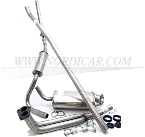 Auspuffanlage komplett Edelstahl Volvo Amazon 67- 672196