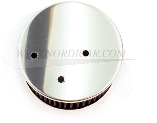 Luchtfilter Chroom Hi-Performance Volvo B18 B20 SU HS6 3 bouts uitwasb ala K&N 672281-3