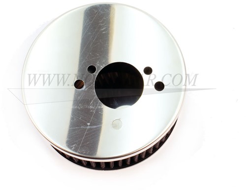 Luchtfilter Chroom Hi-Performance Volvo B18 B20 SU HS6 3 bouts uitwasb ala K&N 672281-2