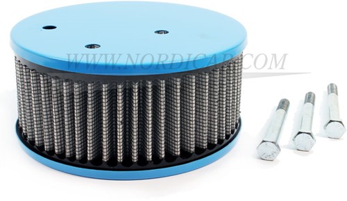 Air Filter Blue Hi-Performance Volvo B18 B20 SU HS6 3 bouts uitwasb ala K&N 672281-3