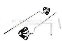 Ensemble de support pare soleil- gauche & droite Volvo P1800 1964-1969 673210