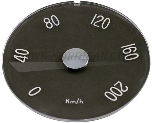 Glas, Tachometer KM/H Volvo P1800S 673439