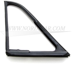 Ventwindow rubber seal- Left Volvo 1800S/E ch 10000- 673459