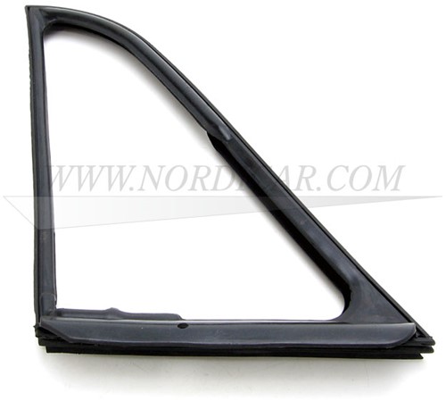 Ventwindow rubber seal- Left Volvo 1800S/E ch 10000- 673459
