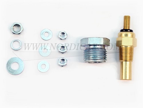 Temperatuurmeter set elektrisch Volvo Amazon groen/rood 673999-2