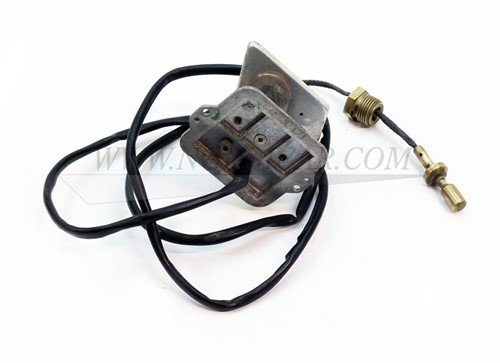 Gauge, coolant temperature -used part Volvo 544 210 Amazon groen/rood 673999-3