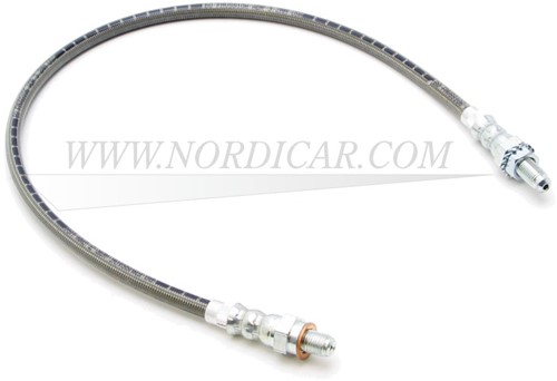 Flexible de frein avant- longueur 60cm (norme Inox) Volvo 164 -75 direkt aan klauw zie 678922