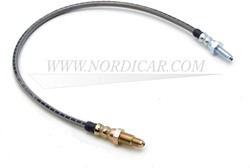 Brake hose- Front- Upper- stainless steel- L=61cm Volvo 164 -75 indirekt aan klauw 678923