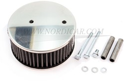 Luchtfilter Chroom Hi-Performance Volvo B18 B20 Stromberg 175CD uitwasb ala K&N 679260