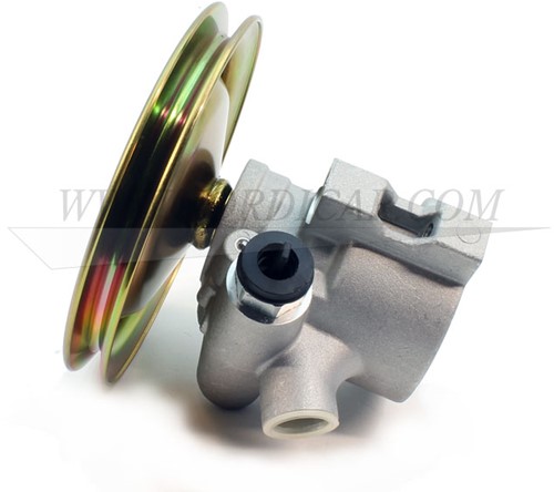 Hydraulic pump, Steering system - return connection 45 degrees-2