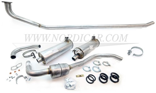 Uitlaat set STD compleet Volvo 140 B20E/F 70-73 684198