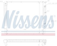 Kühler, Motorkühlung 740 760 D24T D24TIC 6842458-2